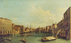 Venice: The Grand Canal from the Palazzo Foscari to the Carità by Canaletto