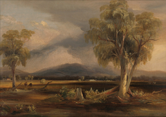 View at Mudgee, farm of George Cox, New South Wales by Conrad Martens