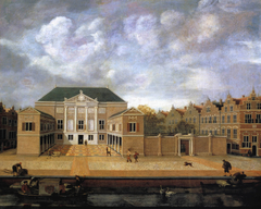 View of the Lakenhal by Susanna van Steenwijk