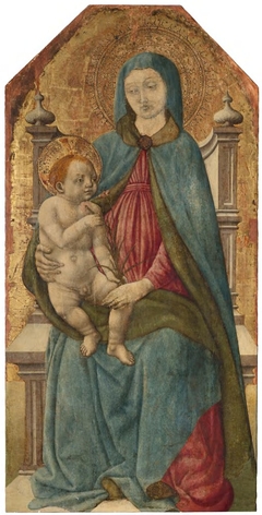 Virgin and Child Enthroned by Antonio Vivarini