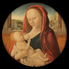 Virgin giving milk to the Child by Meister der pausbäckigen Madonnen