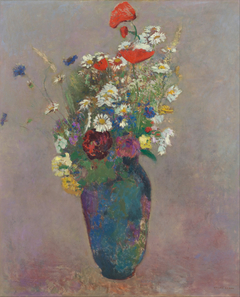 Vision- vase of flowers by Odilon Redon