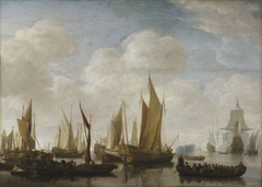 Visit of Frederick Hendriks II to Dordrecht in 1646 by Simon de Vlieger