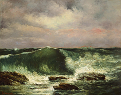 Waves by Gustave Courbet