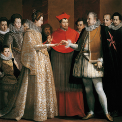 Wedding of Maria de Medici and Henry IV of France by Jacopo da Empoli