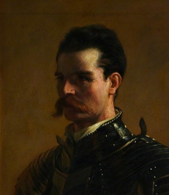 William Black, 1841 - 1898. Novelist (Study for A knight of the seventeenth century in Glasgow Art Gallery) by anonymous painter