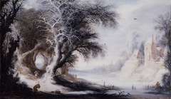 Winter Landscape by Gijsbrecht Leytens