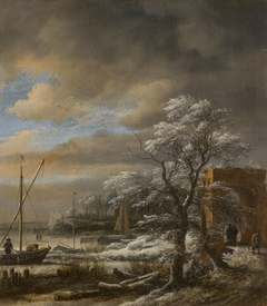 Winter Landscape by Jacob van Ruisdael