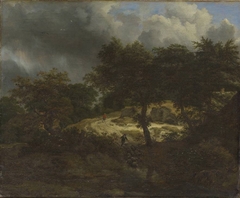 Wooded Landscape with Oncoming Storm by Jacob van Ruisdael