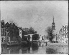 Zuidertoren in Amsterdam by Johannes Christiaan Karel Klinkenberg